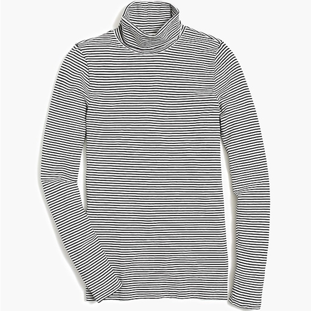 Brandy Melville stripped turtleneck top